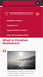 Mobile Screenshot of christian-meditation.org.uk